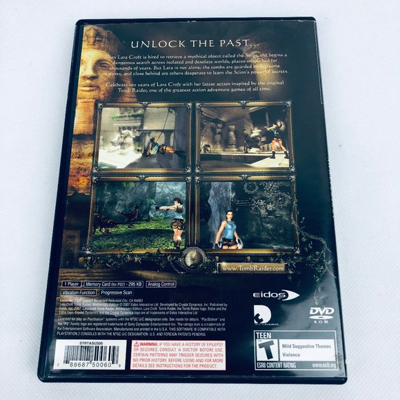 PS2 PlayStation 2 Lara Croft Tomb Raider Anniversary NTSC U/C includes Manual - Picture 2 of 7